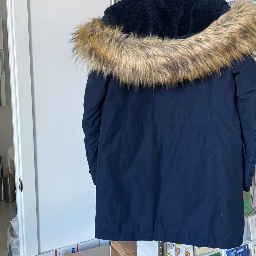 Jcrew Navy Down Nordic Parka